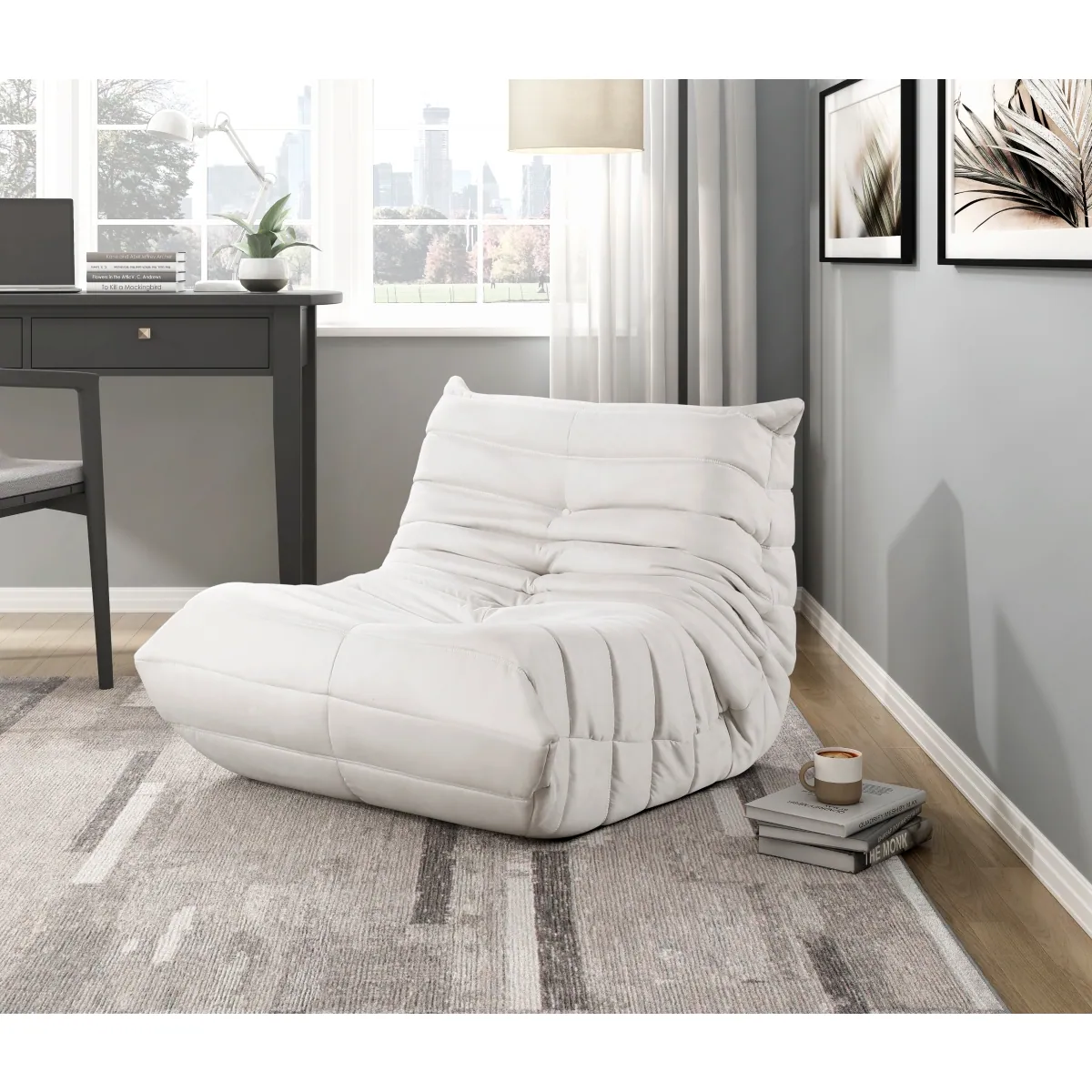 Seven Accent Chair (no Wooden Frame) — styled room view