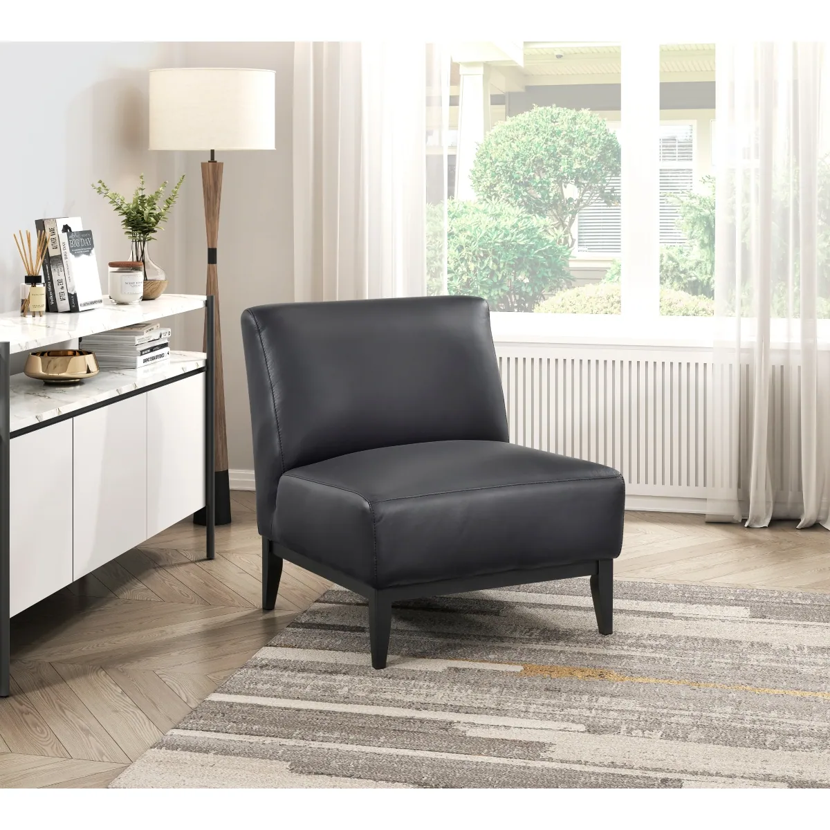 Houghton Accent Chair — styled room view