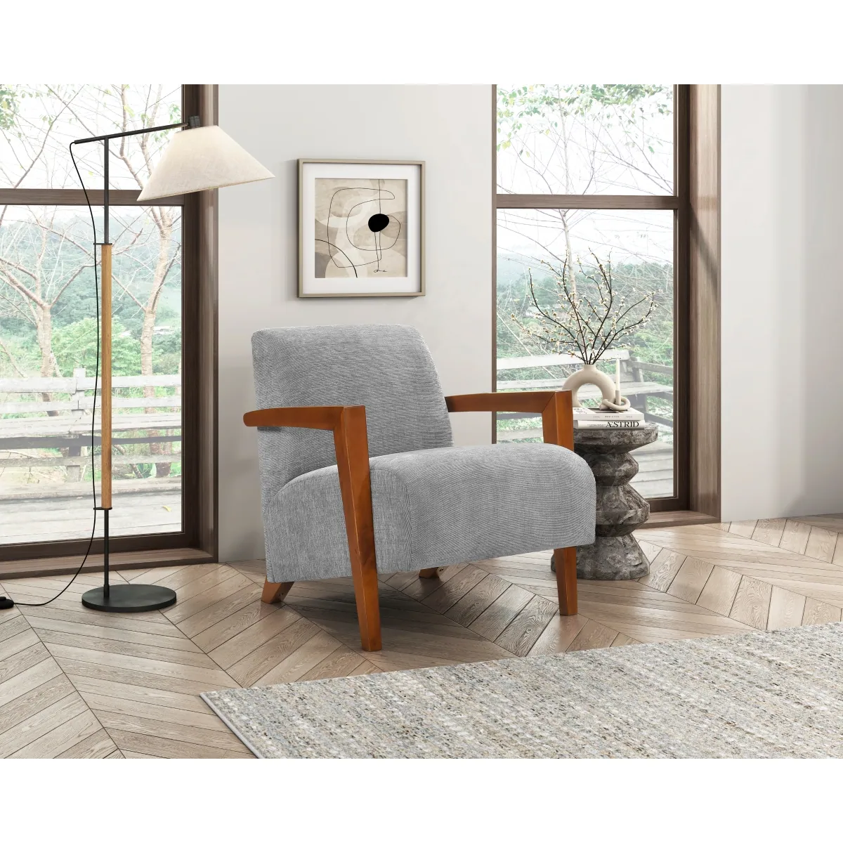 Odessa Accent Chair — styled room view