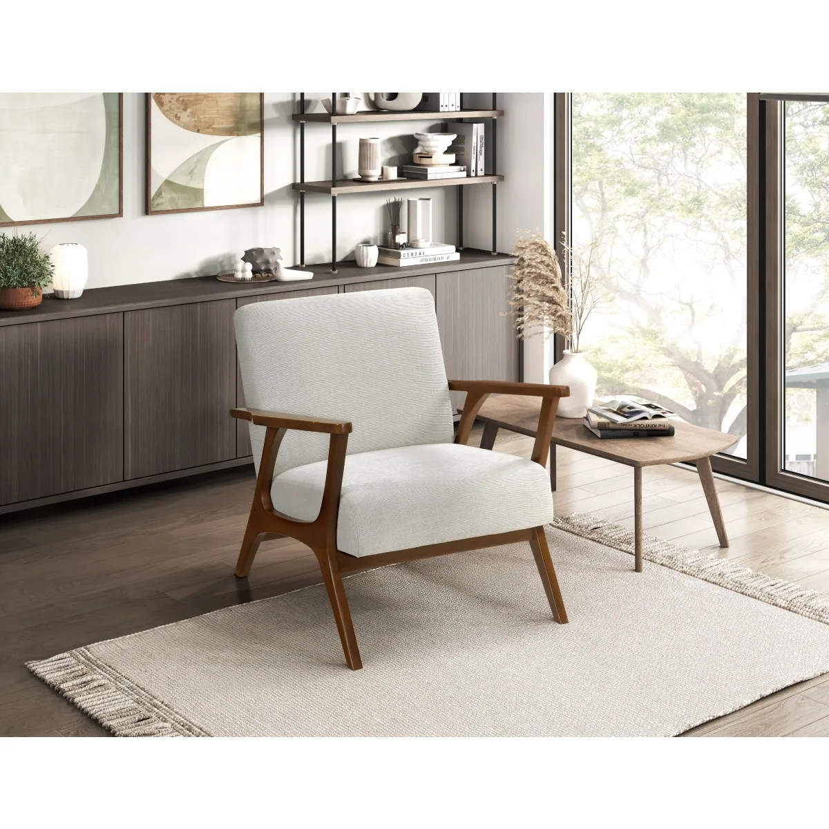 Arden Accent Chair — styled room view