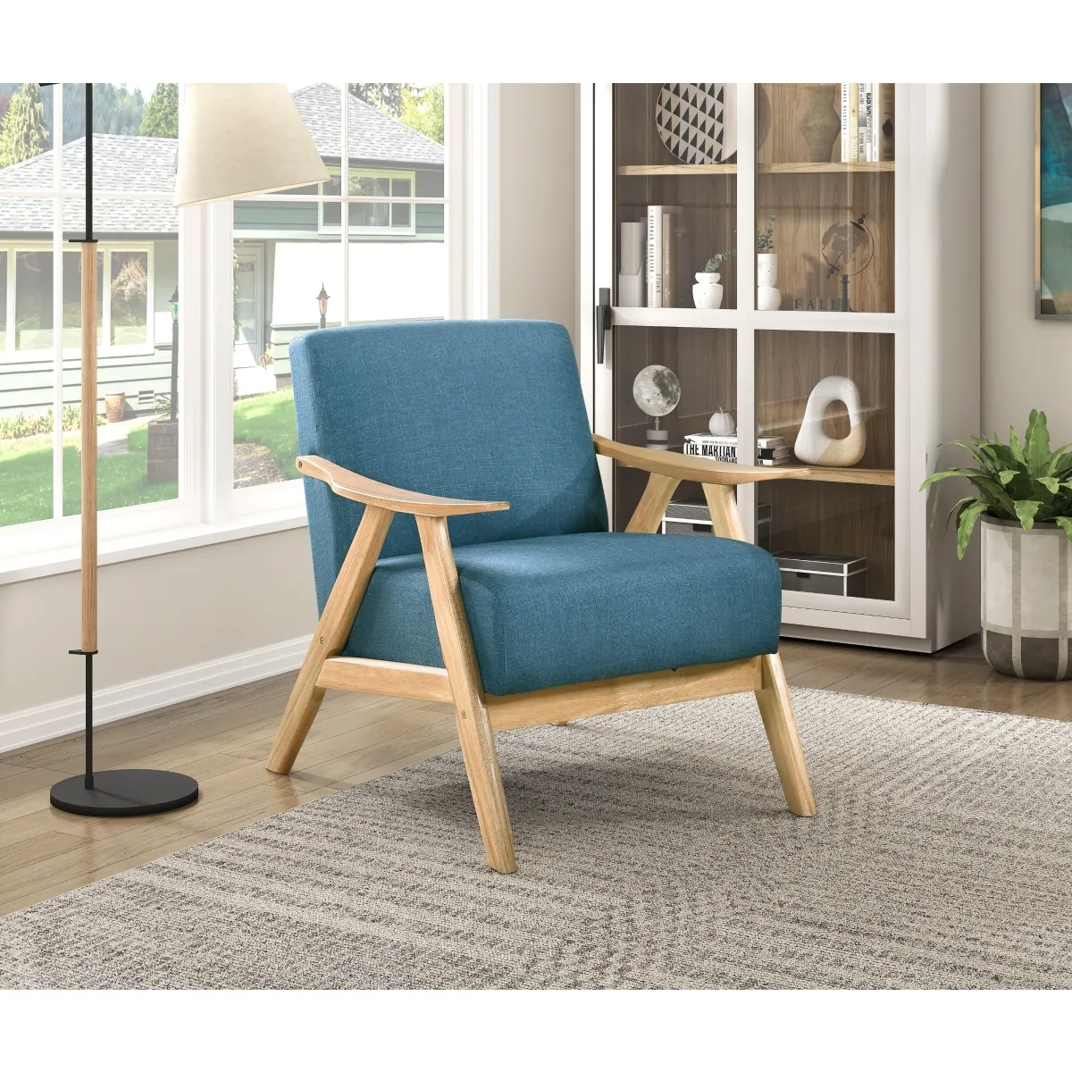 Damala Accent Chair — styled room view