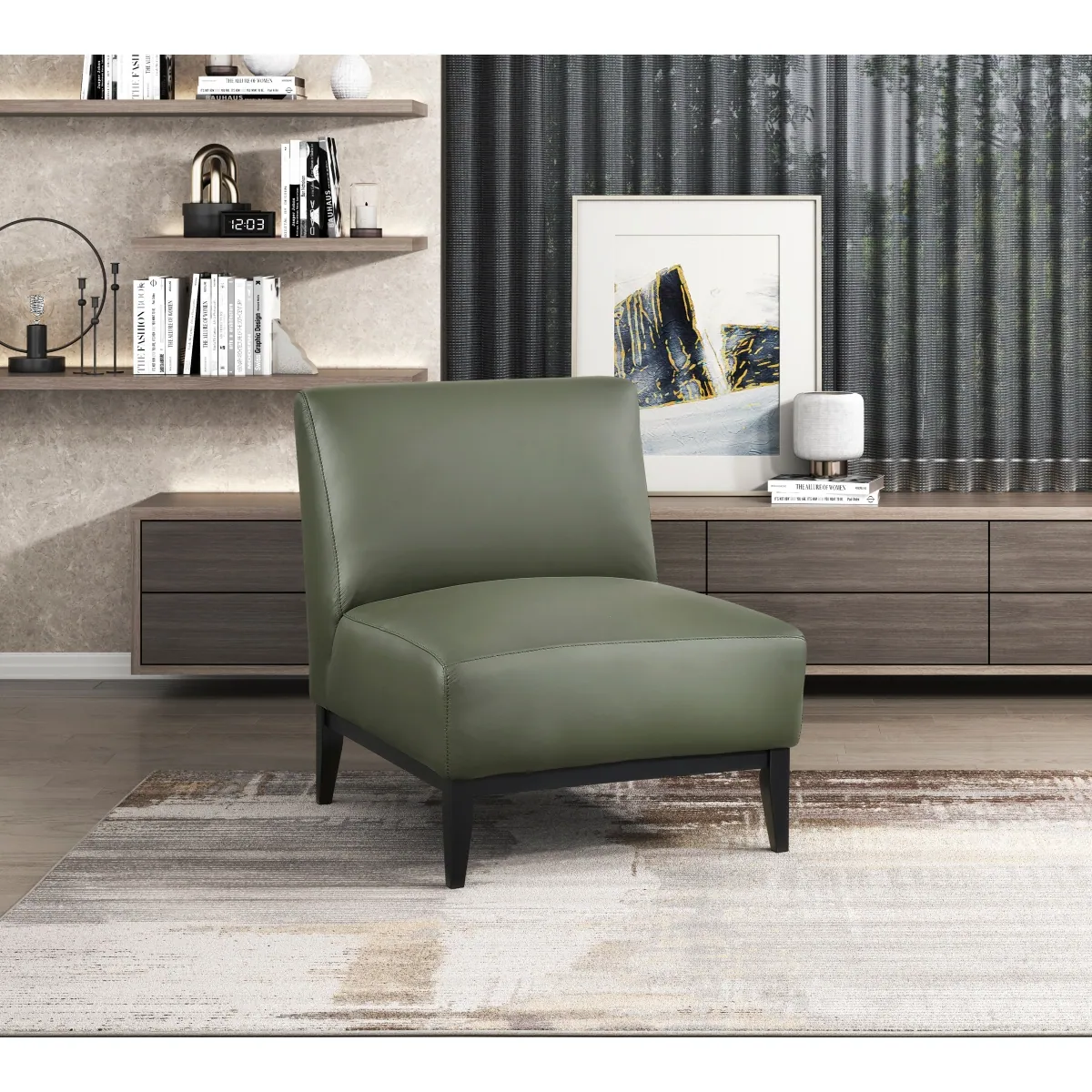 Houghton Accent Chair — styled room view
