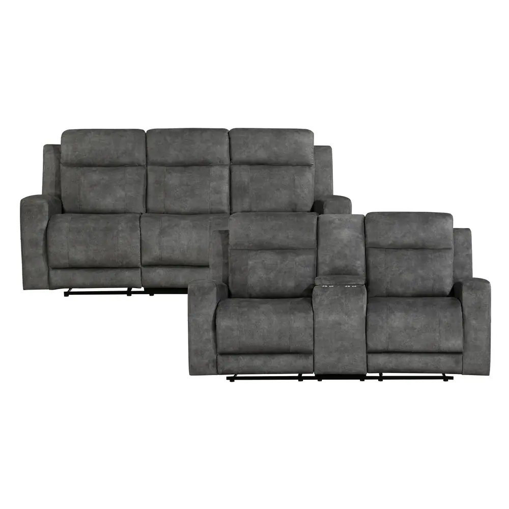 Muncie 2pc Set: Sofa, Love — product view