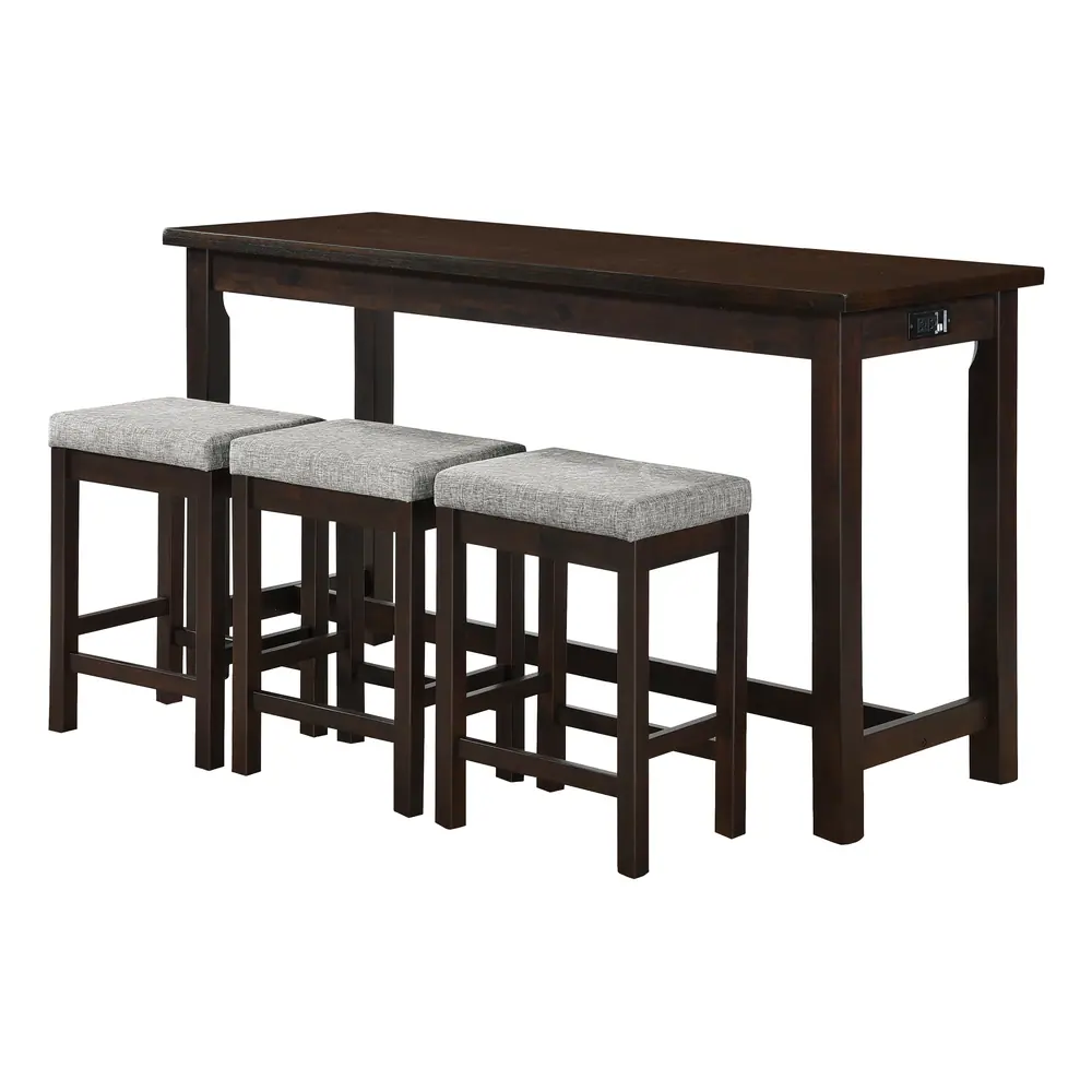 Connected 4-Piece Pack Counter Height Set — product view