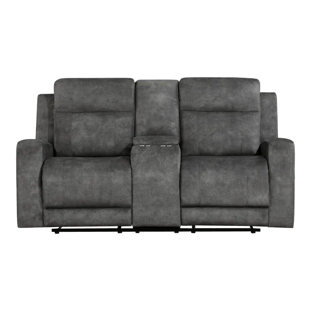 Muncie Double Reclining Love Seat with Center Console — product view