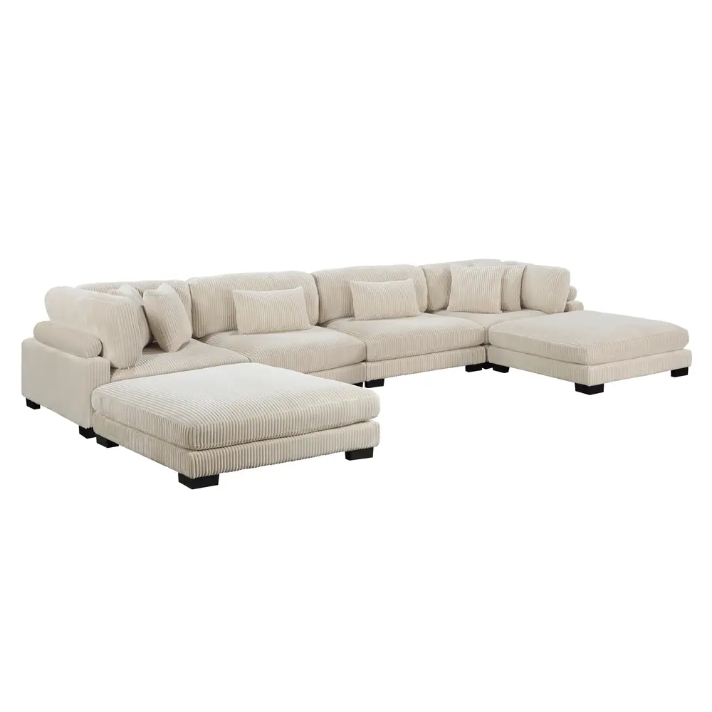 Traverse 6-Piece Modular Sectional with Ottomans — product view