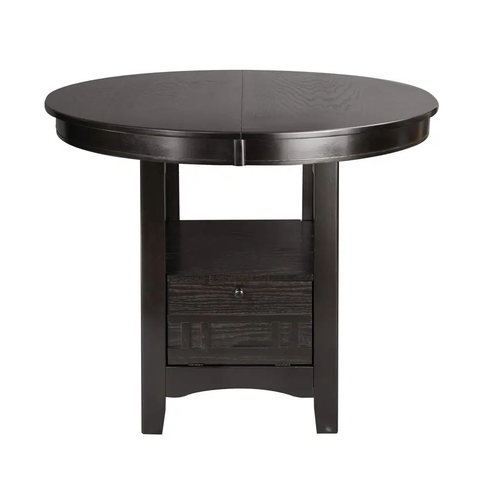 Junipero Round/Oval Counter Height Table with Storage Base — product view