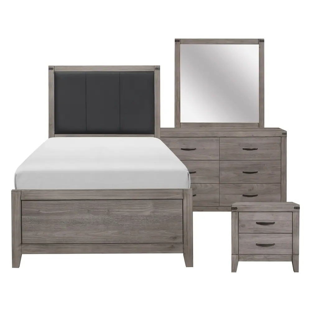 Woodrow 4-Piece Twin Bedroom Set — product view