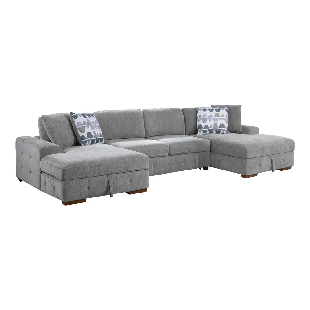 Raife 3-Piece Sectional with Left and Right Chaise — product view