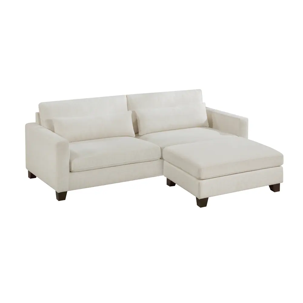Zeke 2pc Set: Sofa, Ottoman — product view