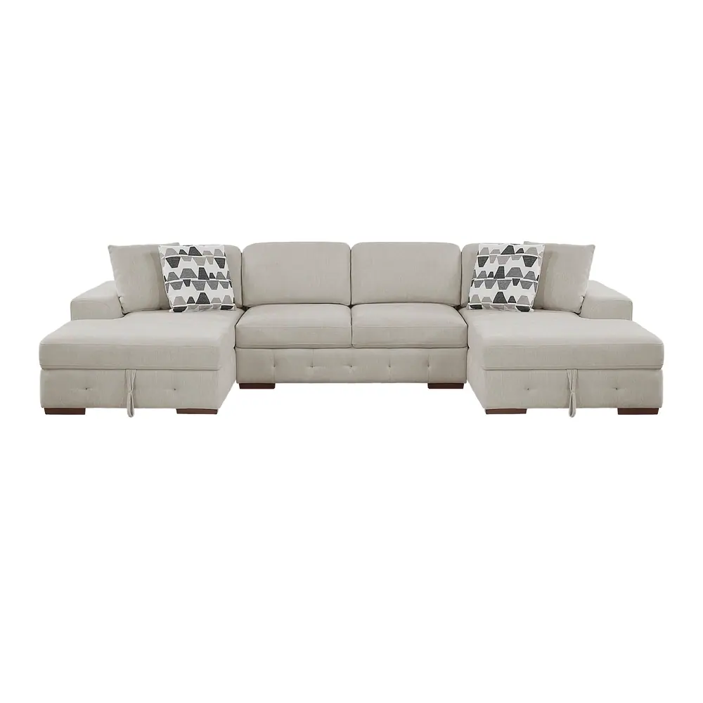 Raife 3-Piece Sectional with Left and Right Chaise — product view