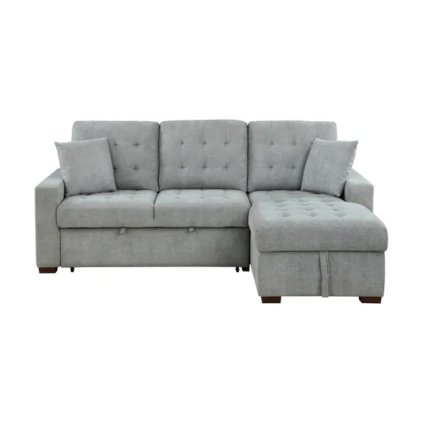 Waitsfield 2-Piece Sectional with Right Chaise, Pull-out Bed and Hidden Storage