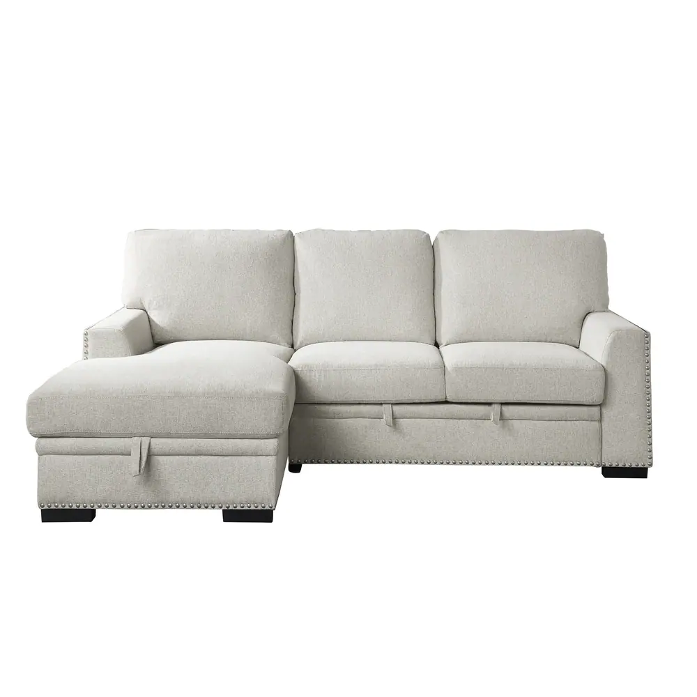 Morelia 2-Piece Sectional with Pull-out Bed and Left Chaise with Hidden Storage — product view