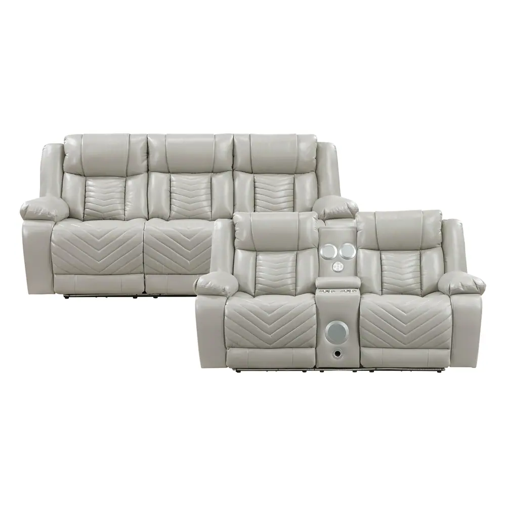 Huron 2pc Set: Sofa, Love (Power) — product view