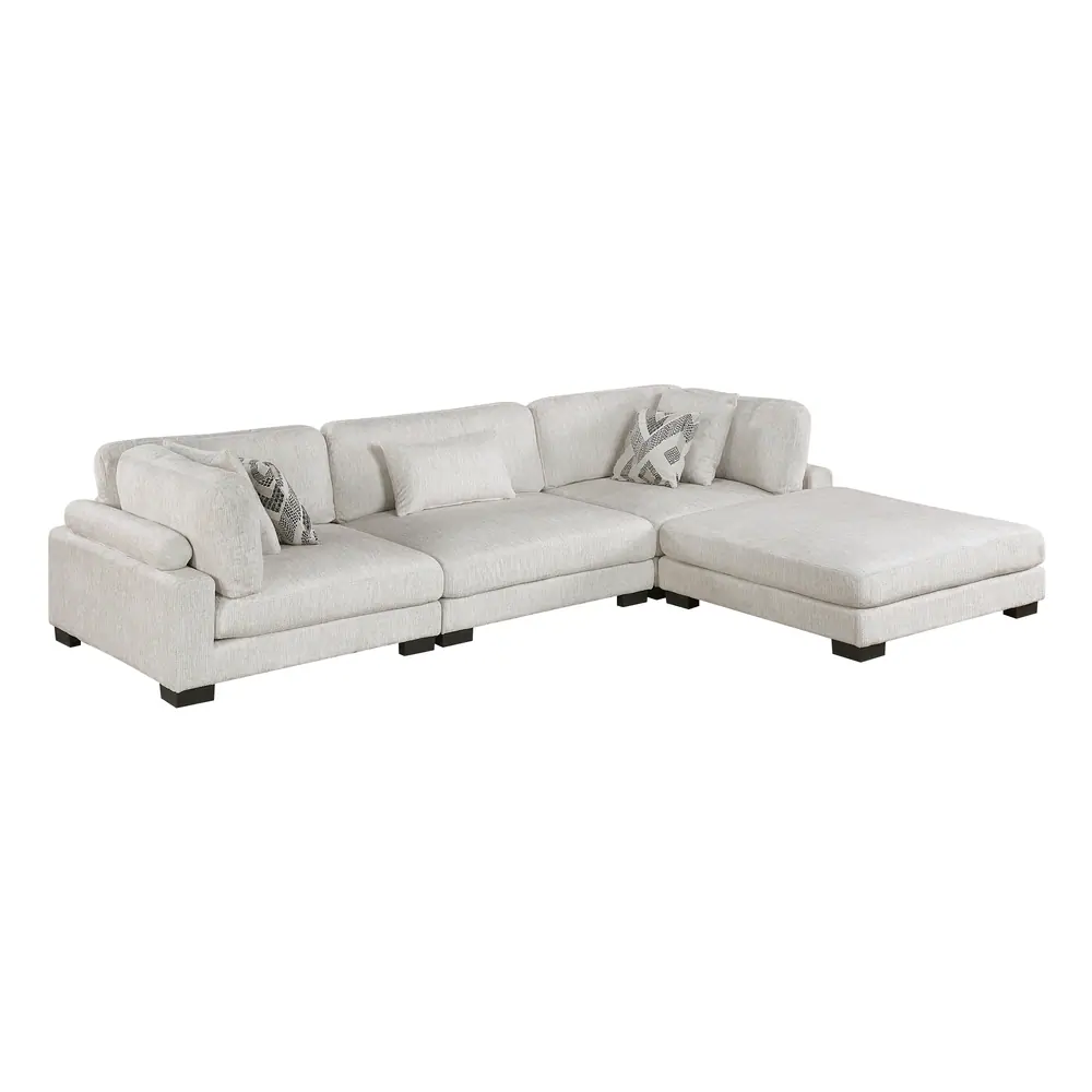 Tinley 4-Piece Modular Sectional with Ottoman — product view