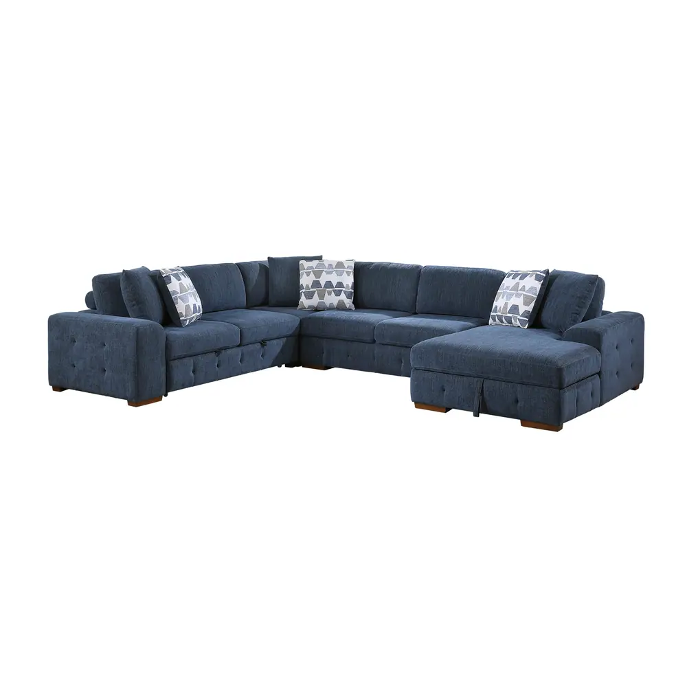 Raife 4-Piece Sectional with Right Chaise and Pull-out Bed — product view