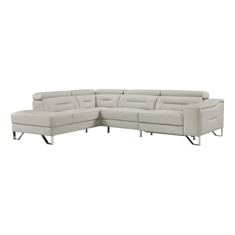 Ventura 2-Piece Sectional with Left Chaise, Adjustable Headrests and Charging ports — product view