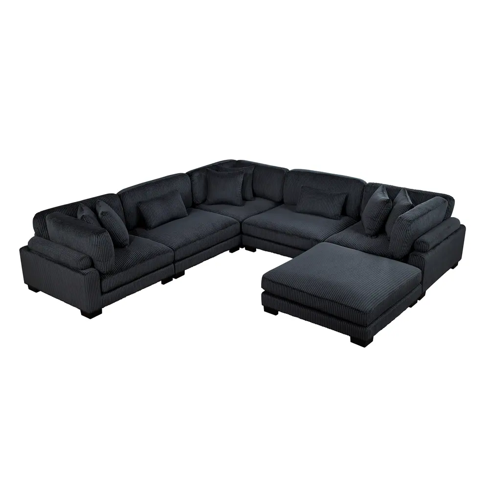 Traverse 6-Piece Modular Sectional with Ottoman — product view
