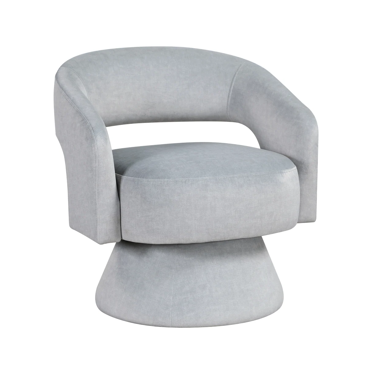 Lavon Gray Swivel Chair — product view