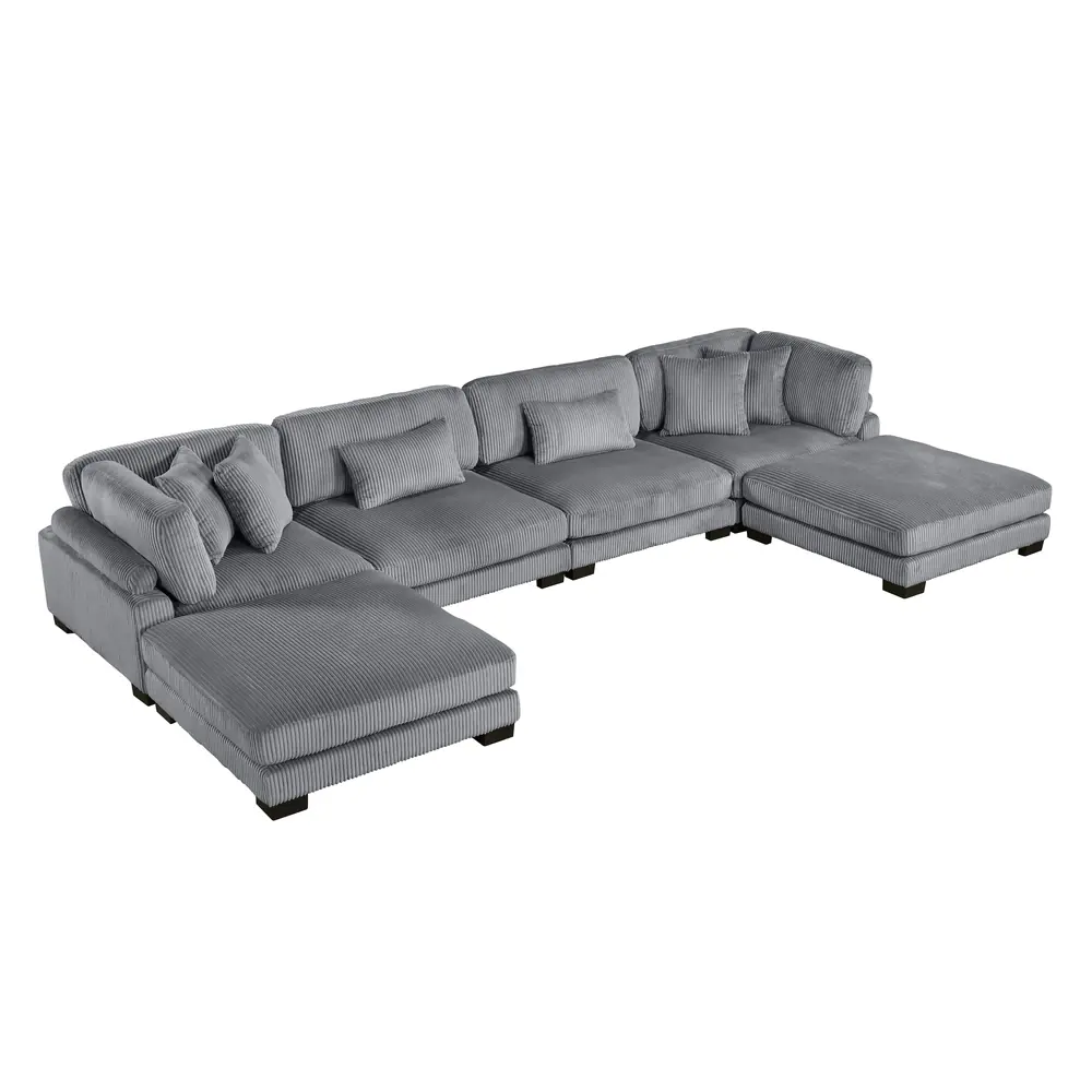 Traverse 6-Piece Modular Sectional with Ottomans — product view