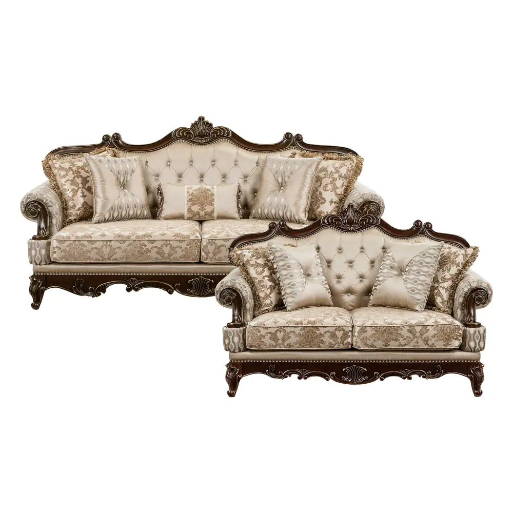Balthasar 2pc Set: Sofa, Love — product view