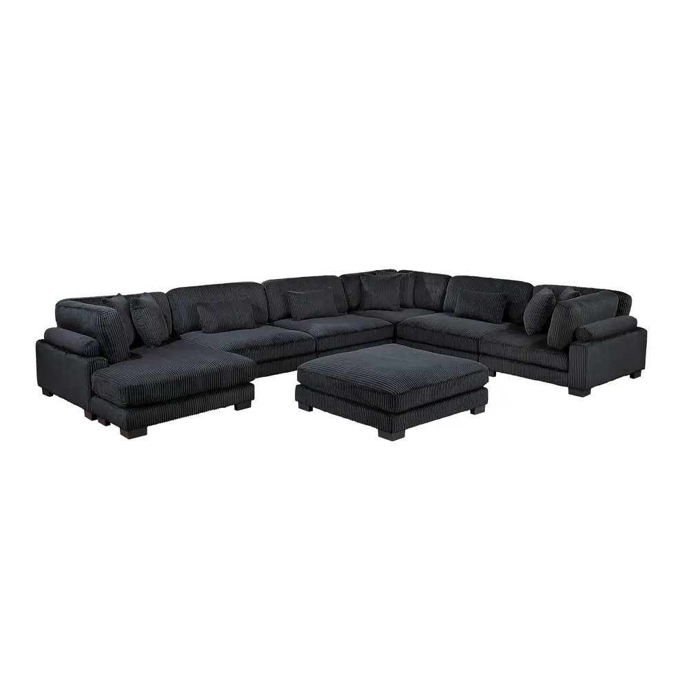 Traverse 7-Piece Modular Sectional with Reversible Chaise and Ottoman — product view