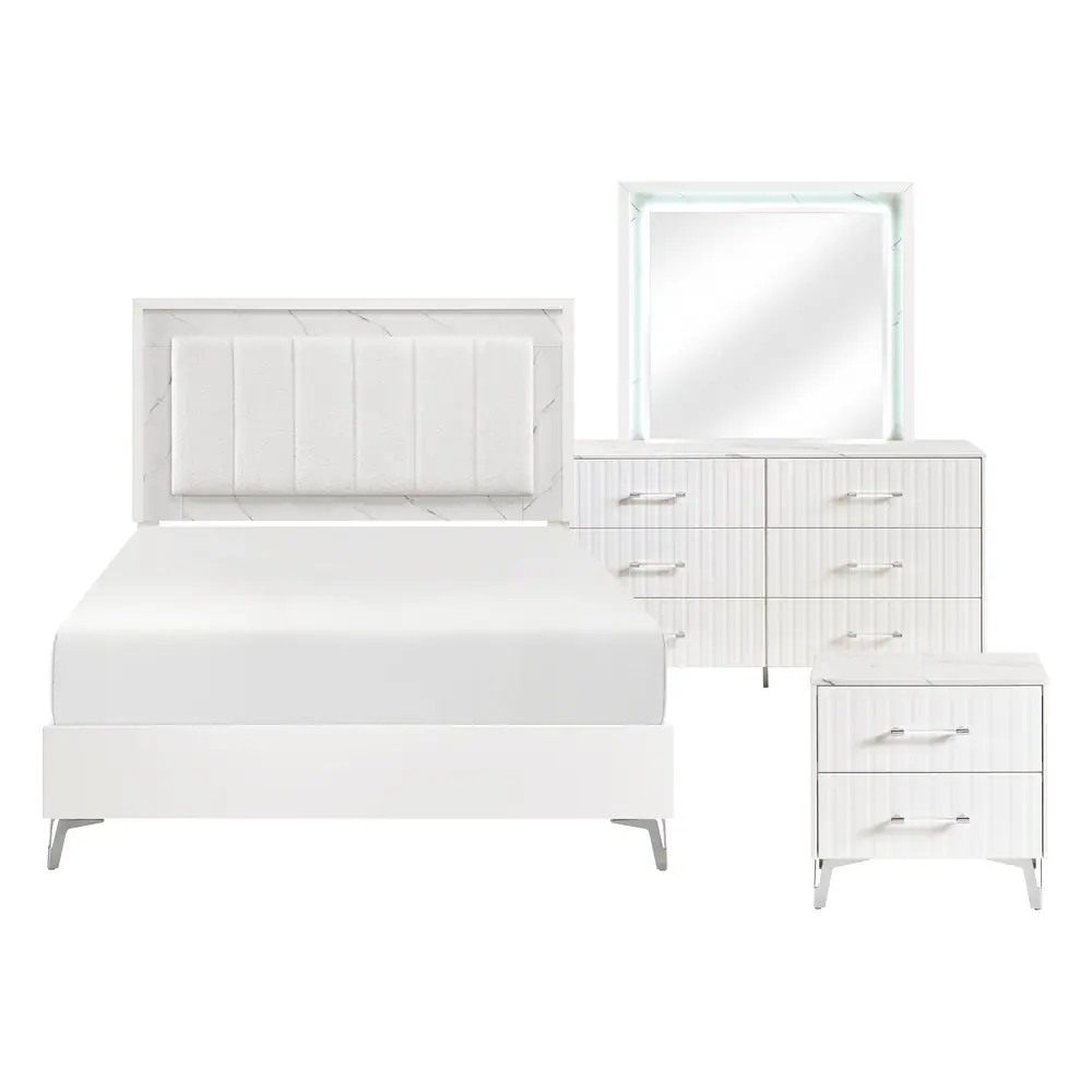 Ripple 4-Piece Queen Bedroom Set — product view