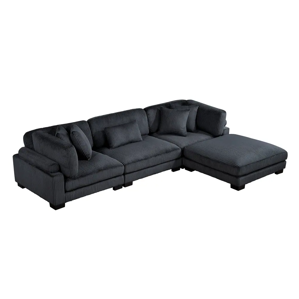 Traverse 4-Piece Modular Sectional with Ottoman — product view