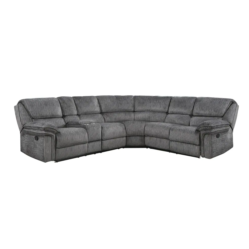 Muirfield 3-Piece Reclining Sectional with Left Console — product view