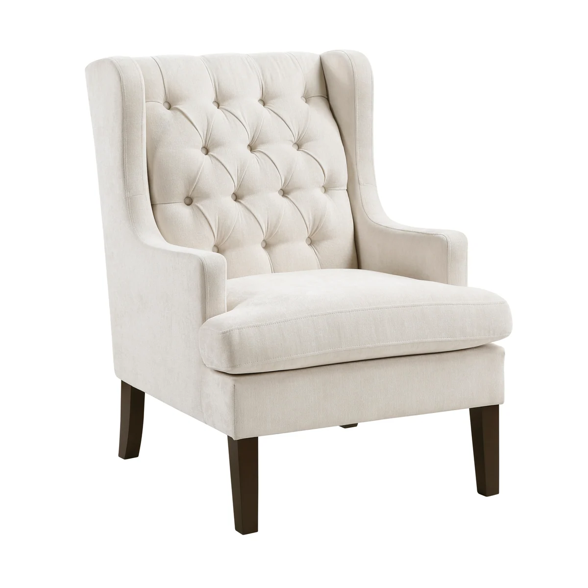 Quent Beige Accent Chair — product view