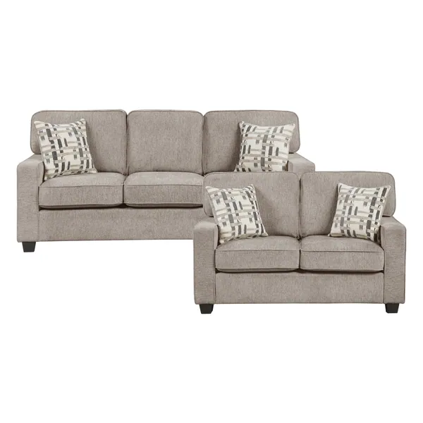 Frances 2pc Set: Sofa, Love