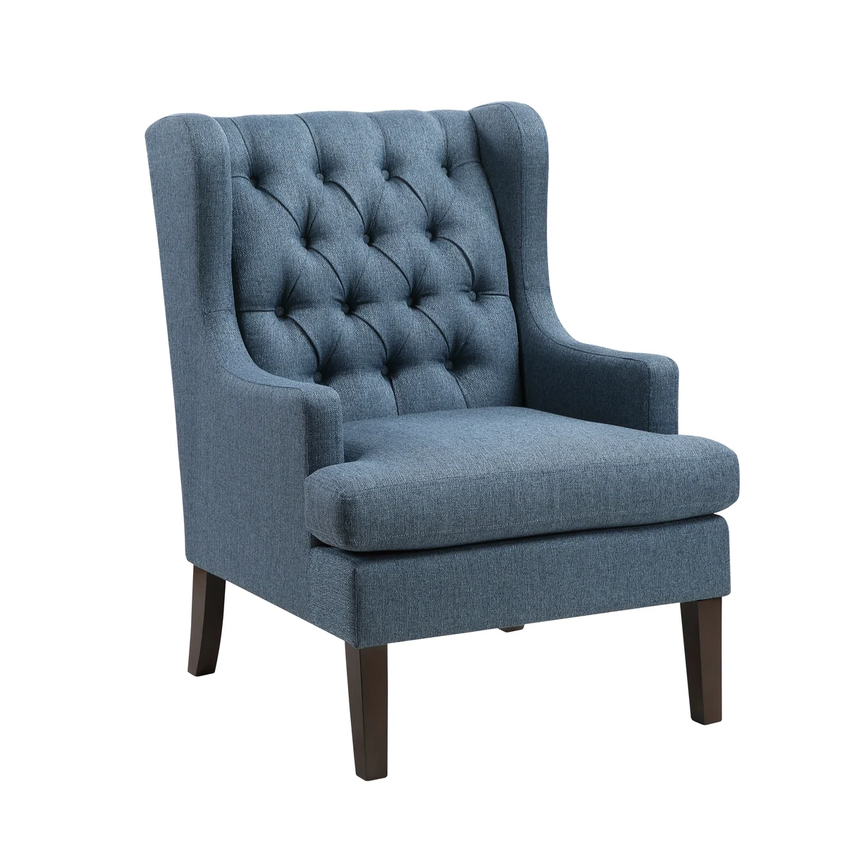 Quent Blue Accent Chair — product view