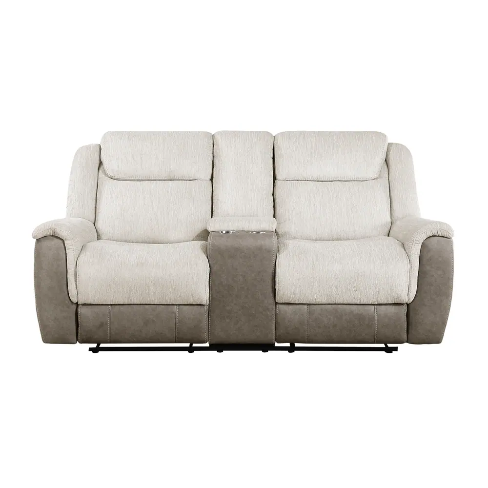 Harriette Double Reclining Love Seat with Center Console — product view