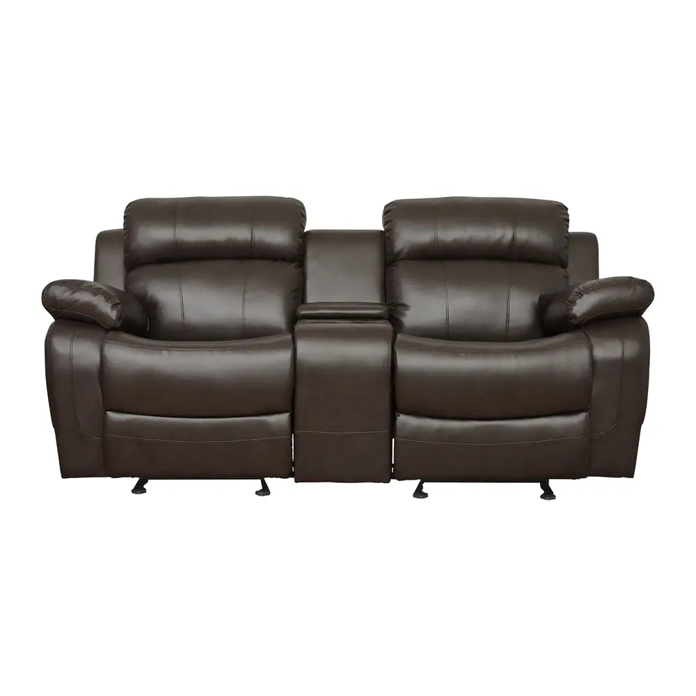 Marille Double Glider Reclining Love Seat with Center Console — product view