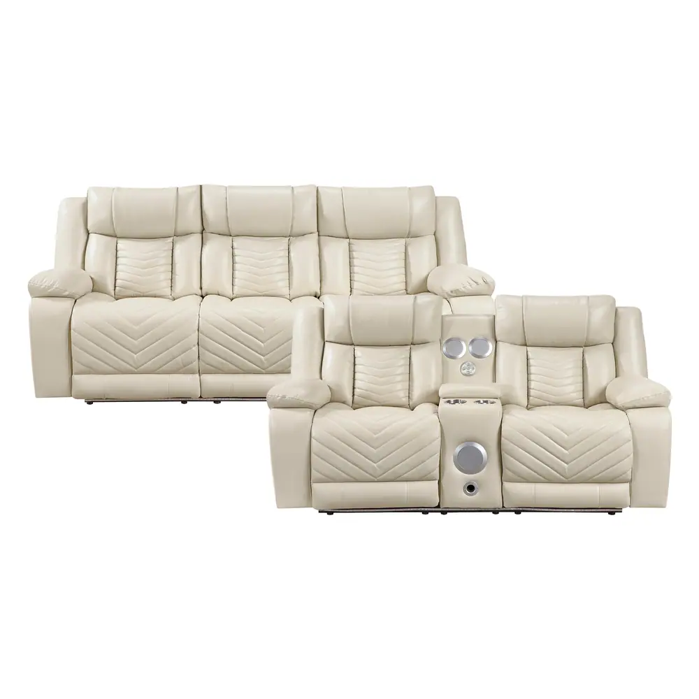 Huron 2pc Set: Sofa, Love (Power) — product view