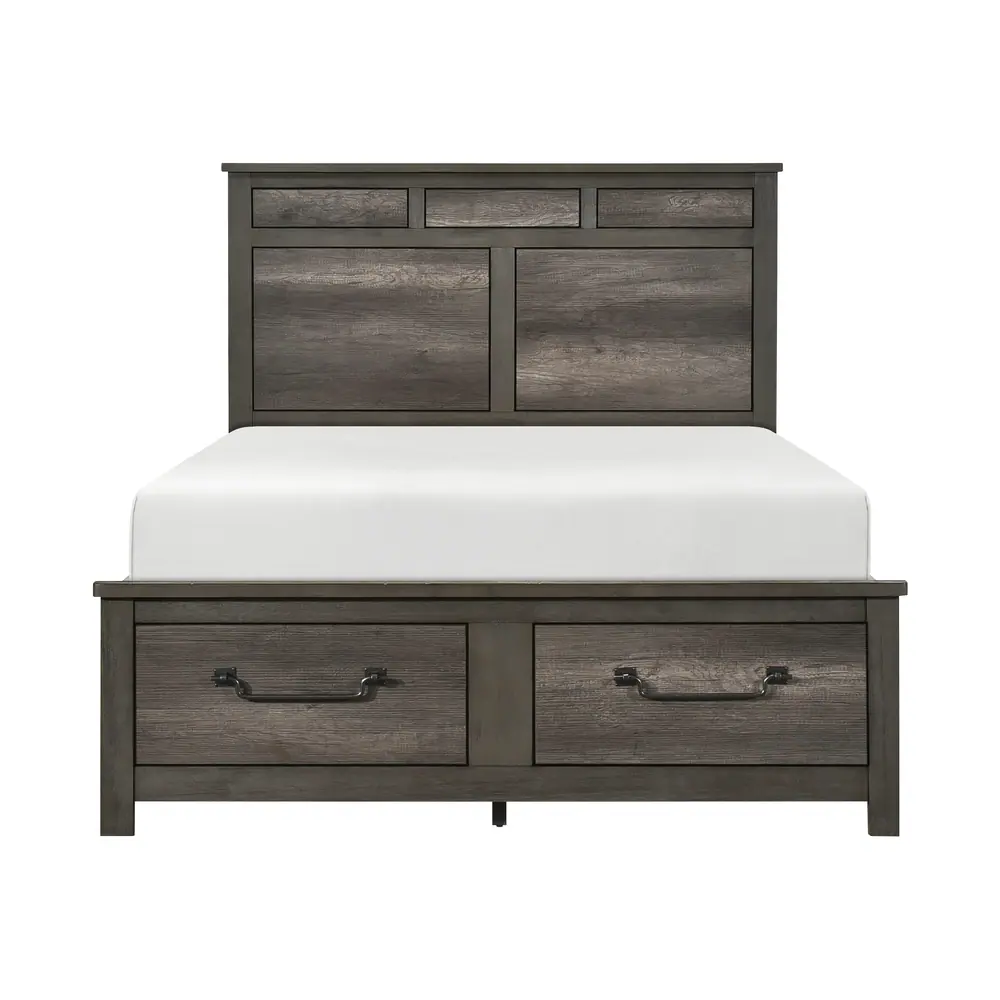 Lenior California King Platform Bed with Footboard Storage — product view