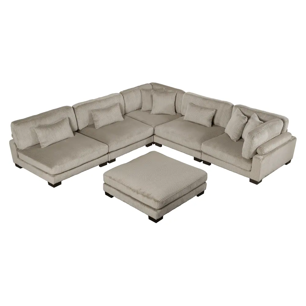Traverse 6-Piece Modular Sectional with Ottoman — product view