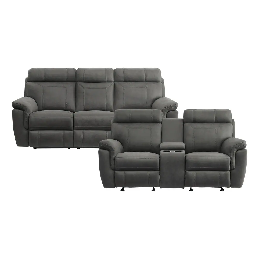 Clifton 2pc Set: Sofa, Love — product view