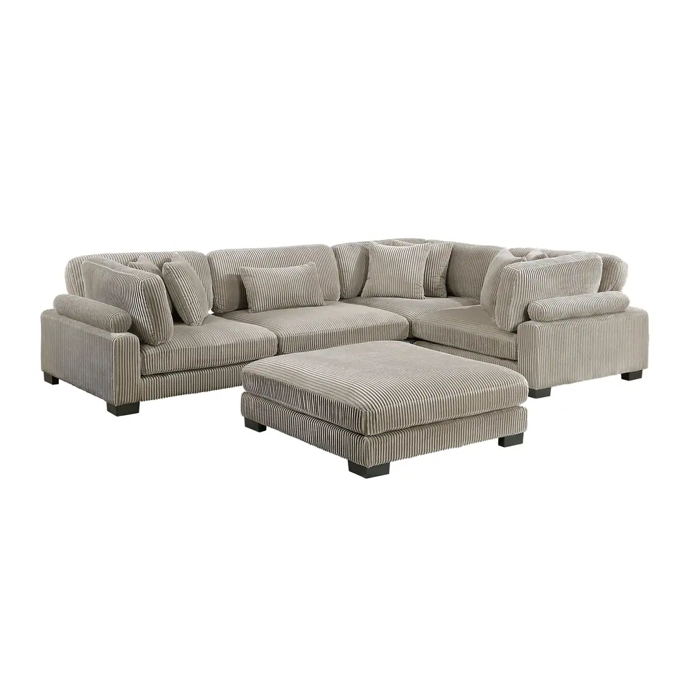 Traverse 5-Piece Modular Sectional with Ottoman — product view