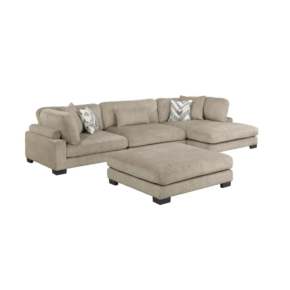 Tinley 4-Piece Modular Sectional with Chaise and Ottoman — product view