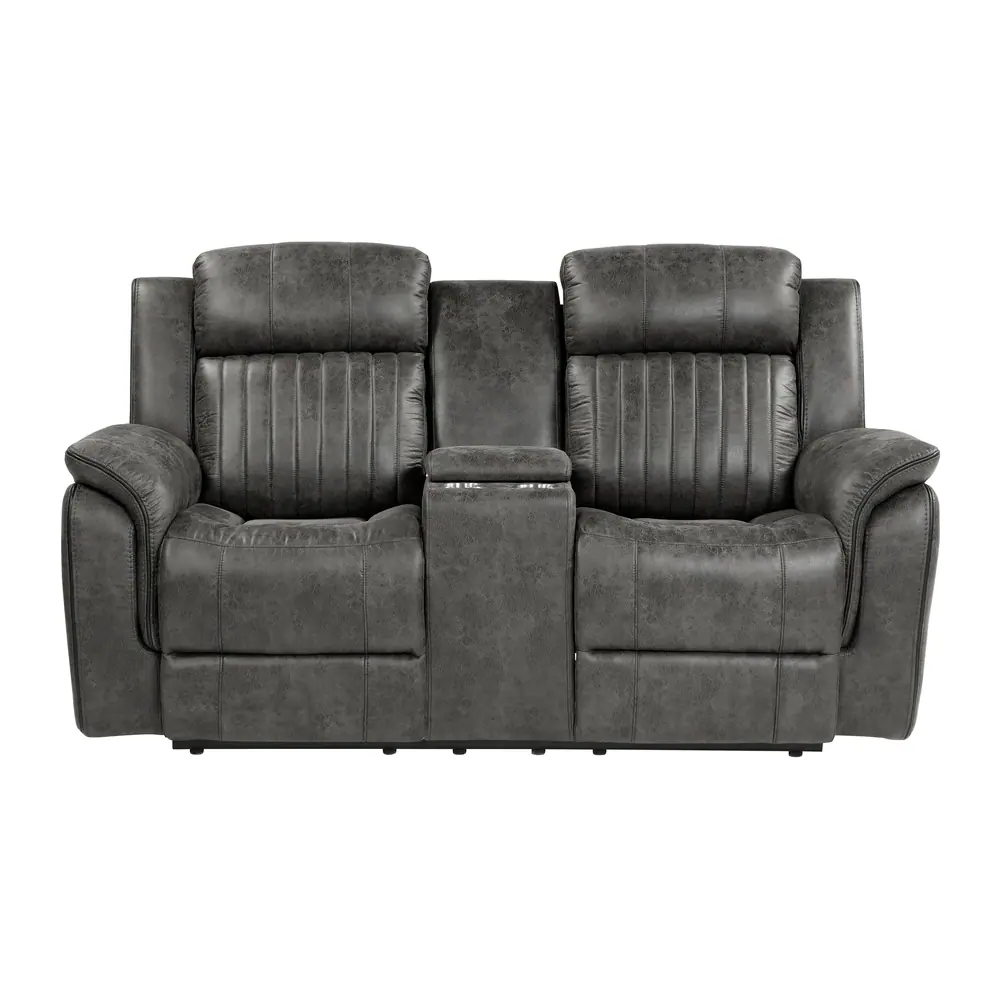 Centeroak Double Reclining Love Seat with Center Console — product view
