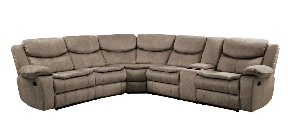 Bastrop 3-Piece Sectional with Right Console — product view