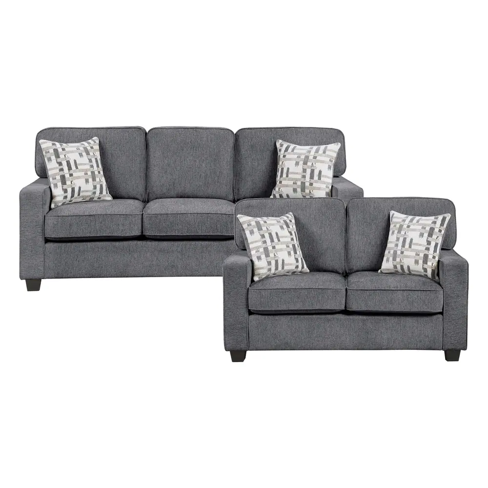 Frances 2pc Set: Sofa, Love — product view