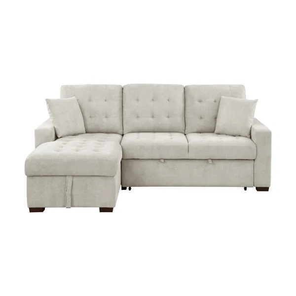 Waitsfield 2-Piece Sectional with Left Chaise, Pull-out Bed and Hidden Storage
