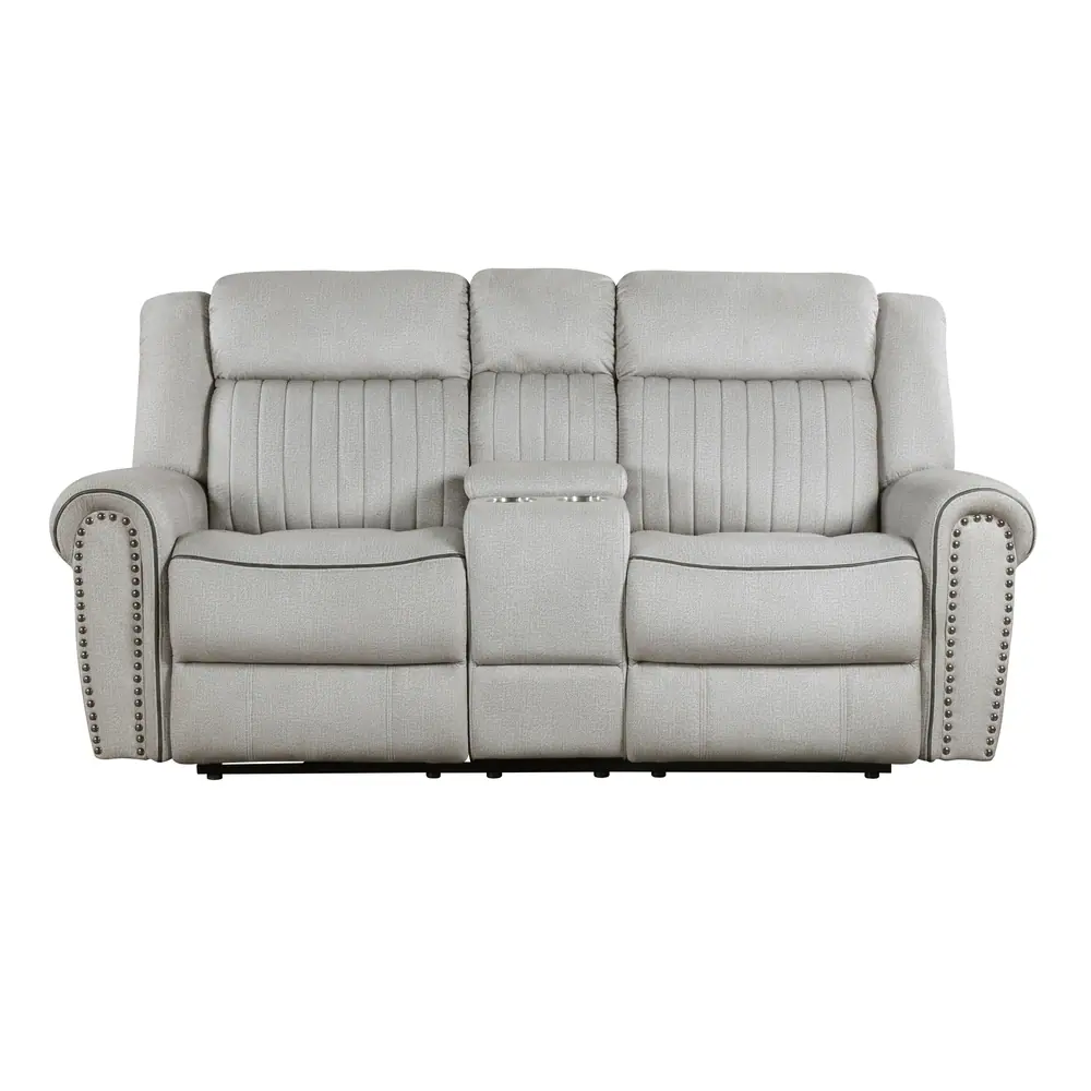 Brennen Power Double Reclining Love Seat with Center Console — product view