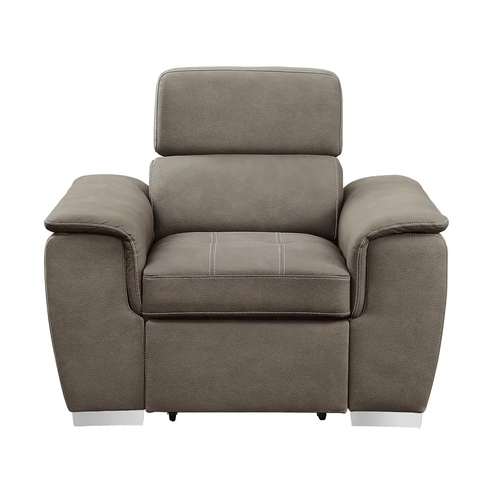 Ferriday Chair with Pull-out Ottoman — product view