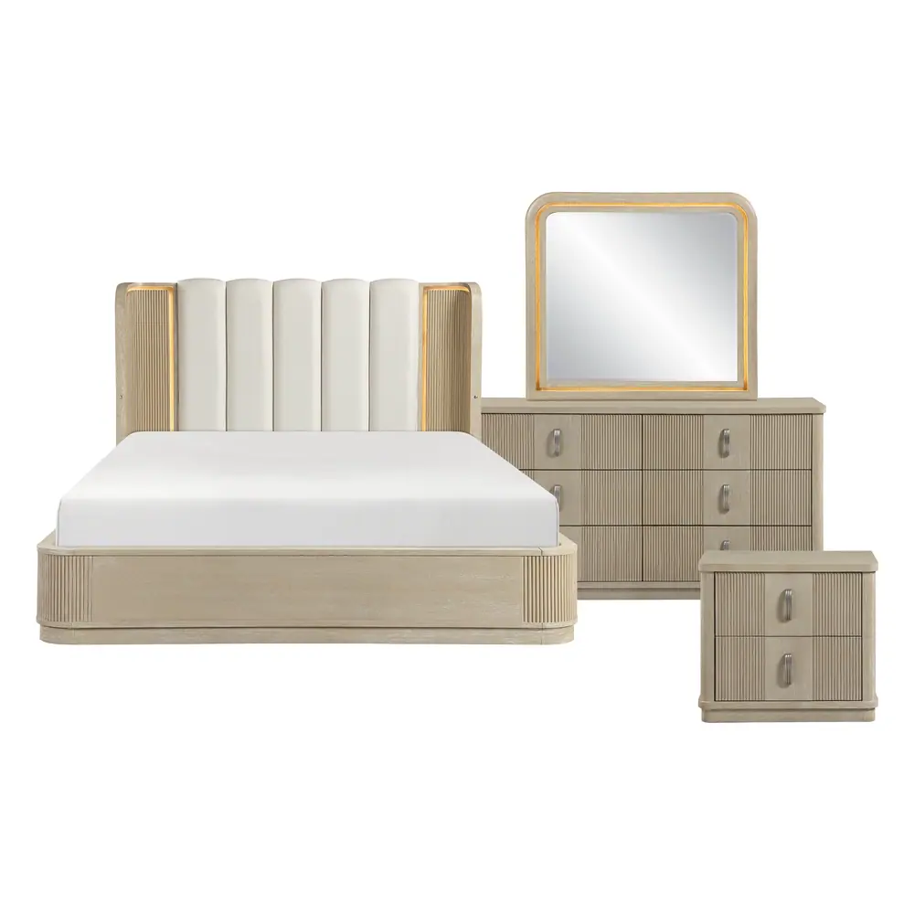 Ribbon 4-Piece Queen Bedroom Set — product view