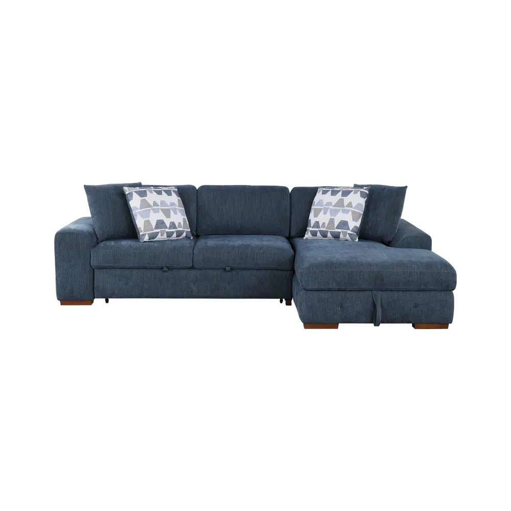Raife 2-Piece Sectional with Right Chaise and Pull-out Bed — product view