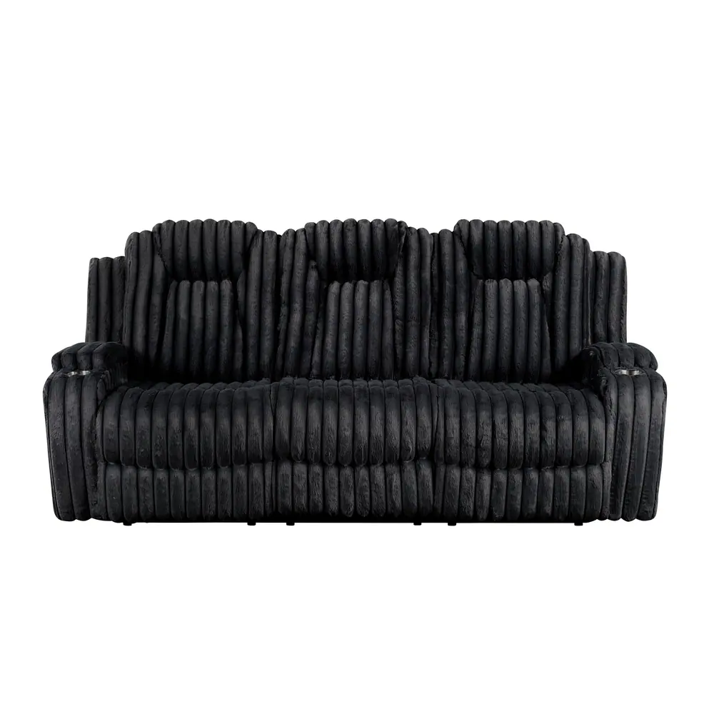 Phyllis Double Reclining Sofa with Cup Holders — product view