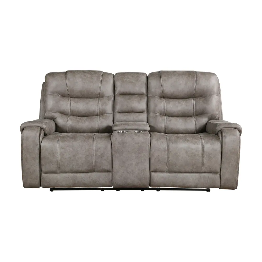 Oberon Double Reclining Love Seat with Center Console — product view